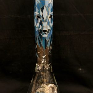 RED EYE GLASS BONG 15"