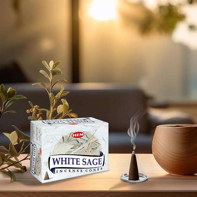 WHITE SAGE INCENSE CONES SUPER - Image 2