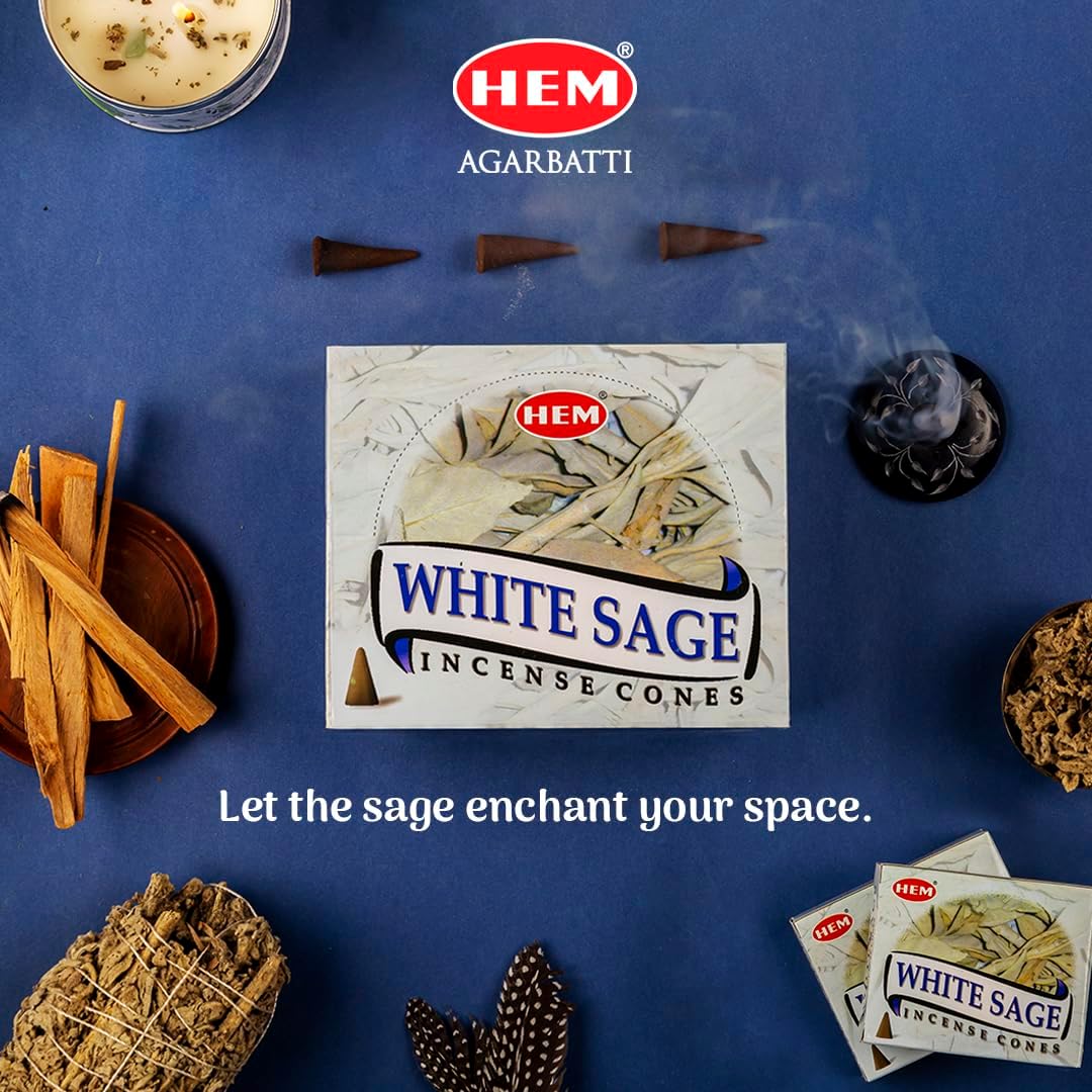 WHITE SAGE INCENSE CONES SUPER