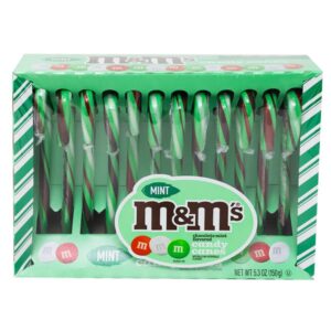 M&M CANDY CANES BOX