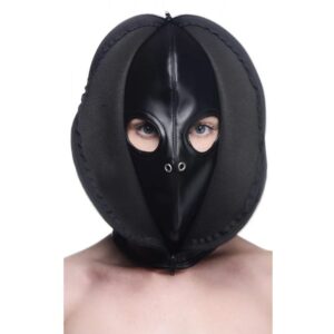 STRICT ZIP FRONT BLACK HOOD