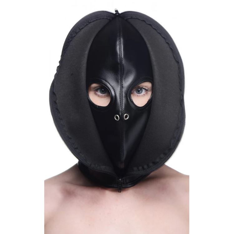 STRICT ZIP FRONT BLACK HOOD