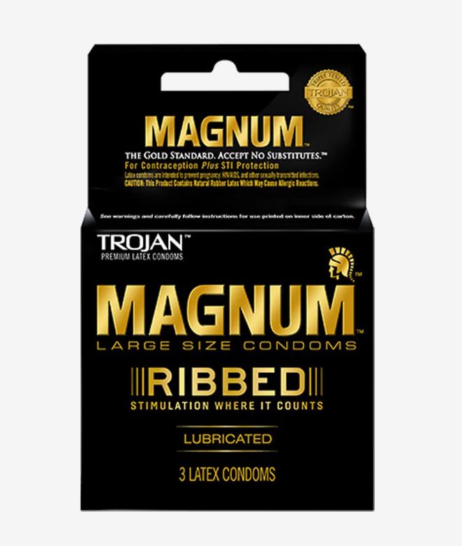 TROJAN CONDOM RIBBED