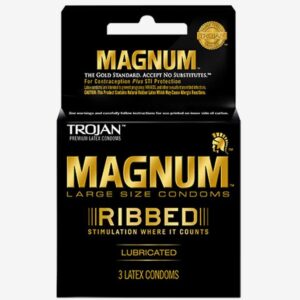 TROJAN CONDOM MAGNUM LUBRICATE