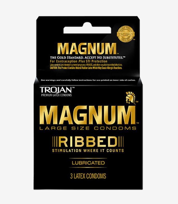TROJAN CONDOM MAGNUM LUBRICATE