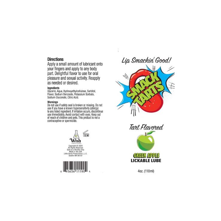 LICKABLE L 4OZ SOUR GREEN APPL - Image 2