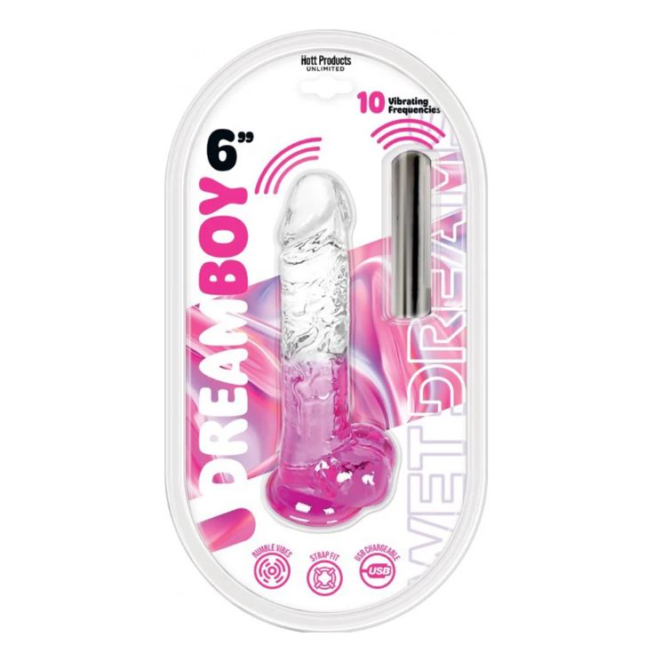 DREAM BOY JELLY VIBRATOR 6"