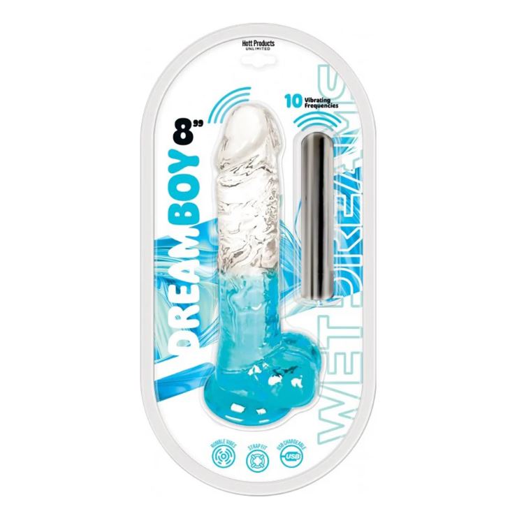 DREAM BOY JELLY VIBRATOR 8"