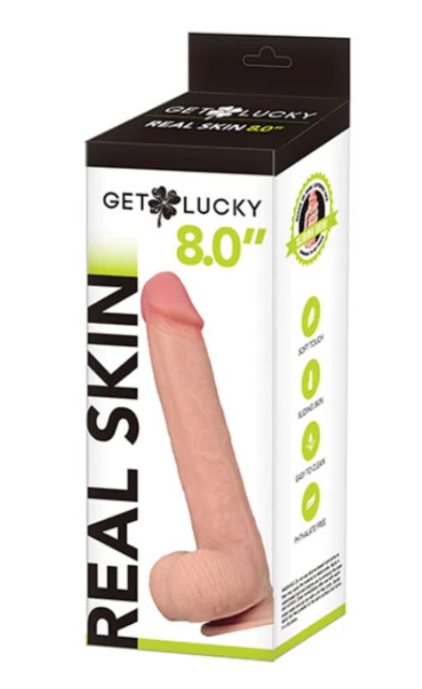GET LUCKY DILDO 8" - Image 2