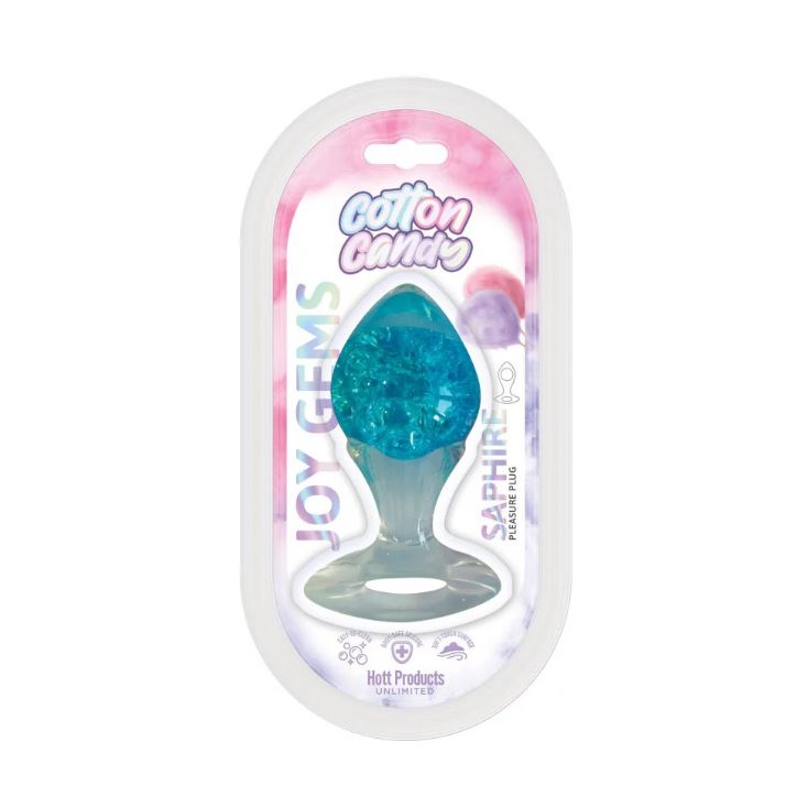 COTTON CAN BUTT PLUG SAPPHIRE - Image 2