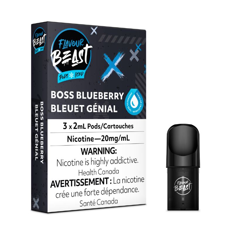 FLAVOUR BE 20 MG BOSS BLUEBERR