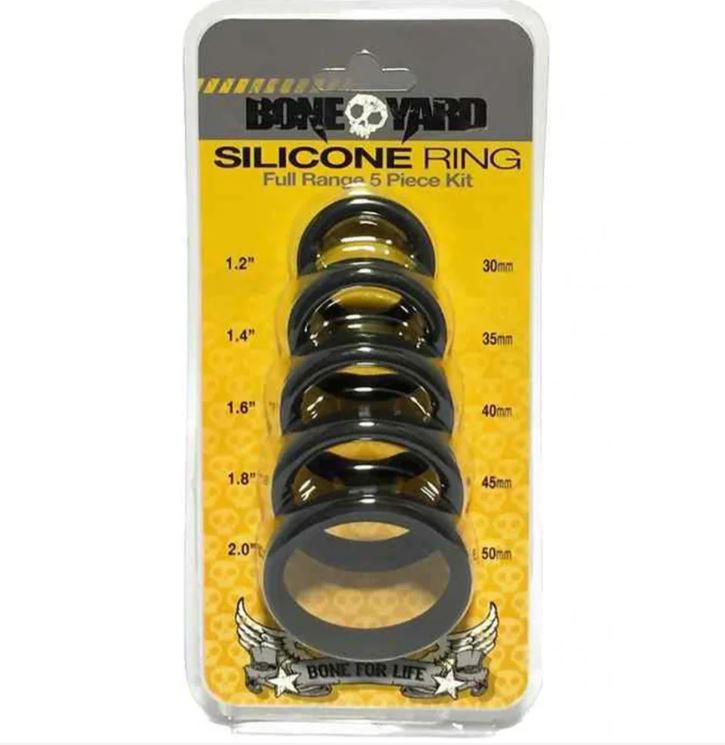 BONE YARD SILICONE RING 5 PC