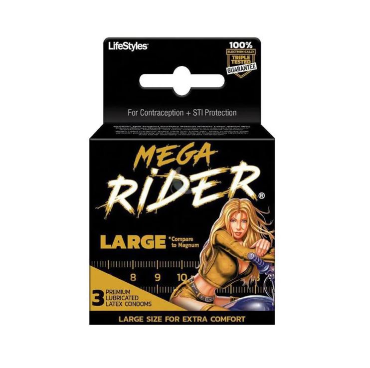 LIFESTYLE CONDOM MEGA RIDER