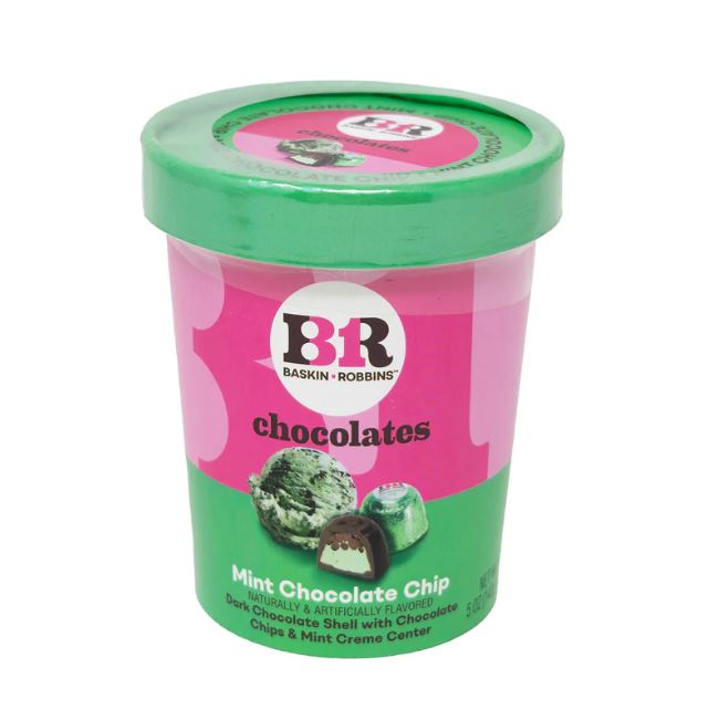 BASKIN ROB MINT CHOC CHIP 5 OZ