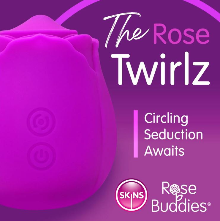 SKINS VIBRATOR ROSE TWIRLZ - Image 3
