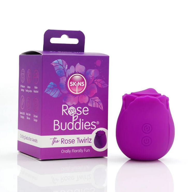 SKINS VIBRATOR ROSE TWIRLZ - Image 7
