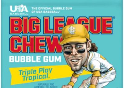 BIG LEAGUE GUM TRIPLE PLAY TRO