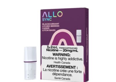 ALLO SYNC 20 MG PODS BLACKCURR