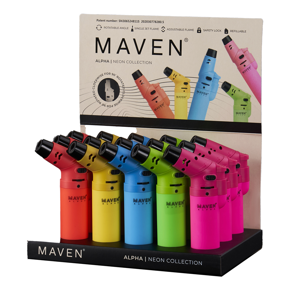 MAVEN ALPH TORCH LIGHTER NEON