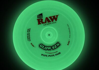 RAW FLYING DISC GLOW IN THE DA