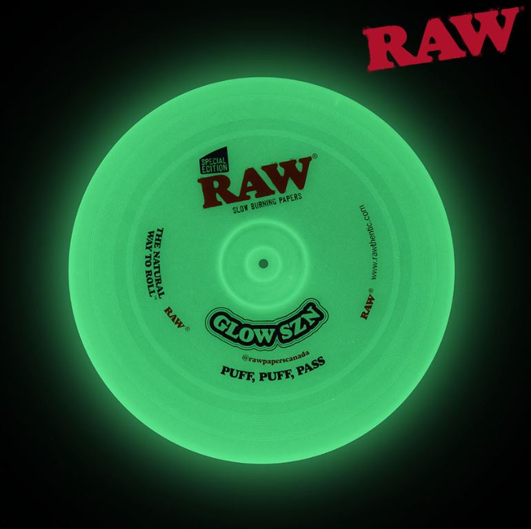 RAW FLYING DISC GLOW IN THE DA