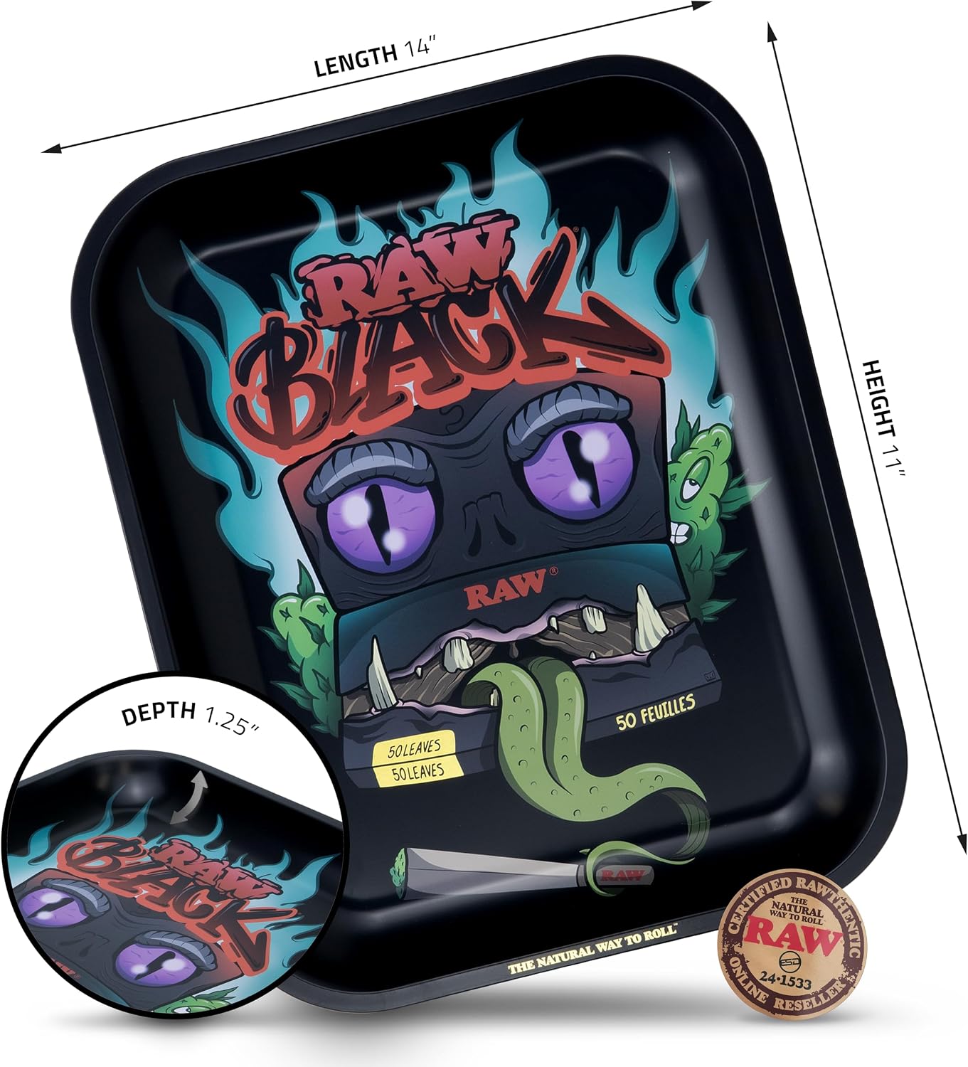RAW ROLLING TRAY MONSTER - Image 3