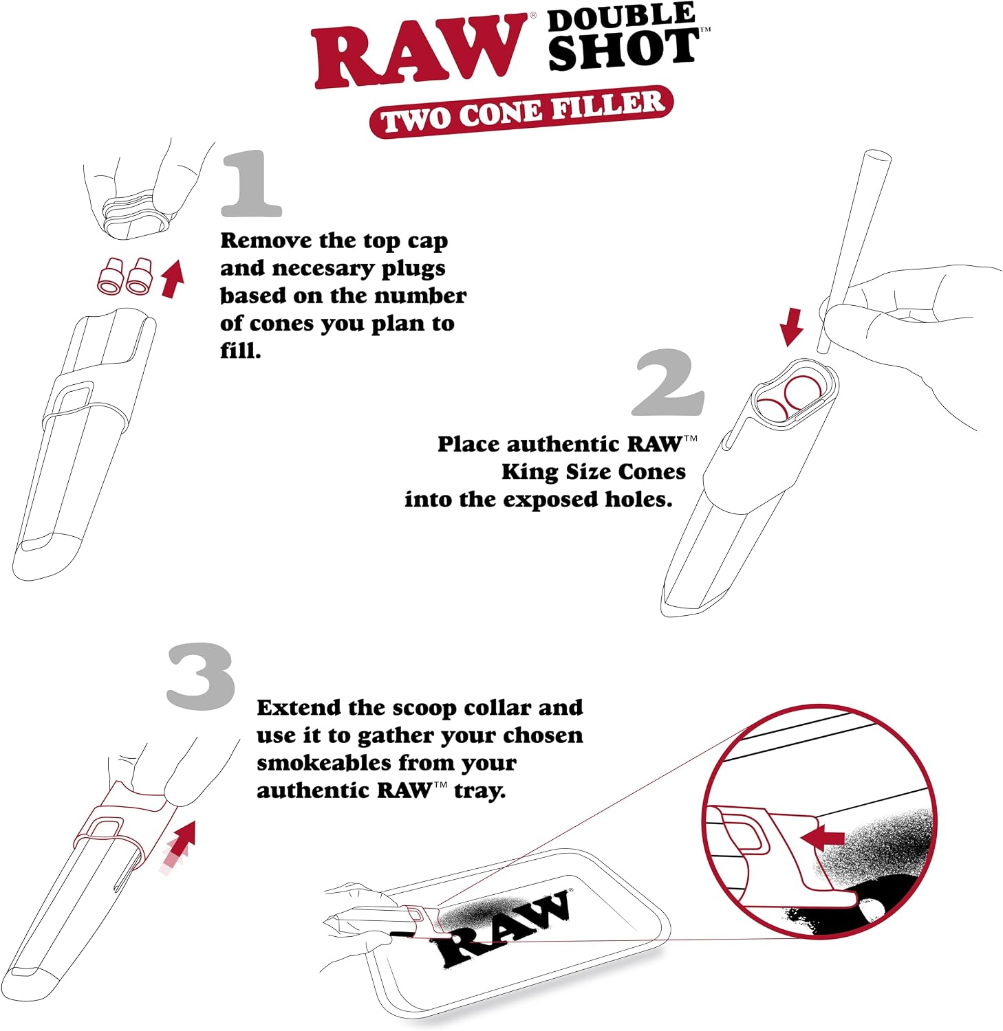 RAW SOUBLE SHOOTER KING SIZE - Image 6