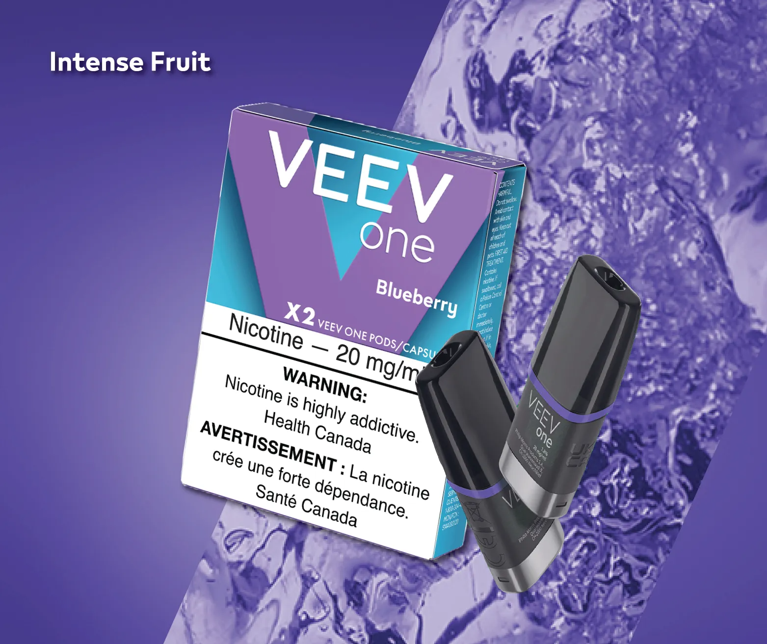 VEEV ONE 1.8% MNT BLUEBERRY X