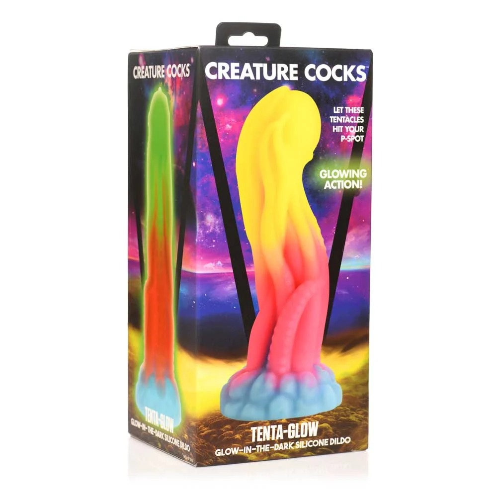 CREATURE C TENTA-GLOW DILDO - Image 10
