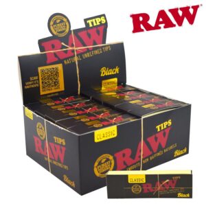 RAW FILTER TIPS BLACK
