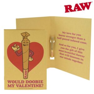 RAW VALENTINES CARD DOOBIE SLO
