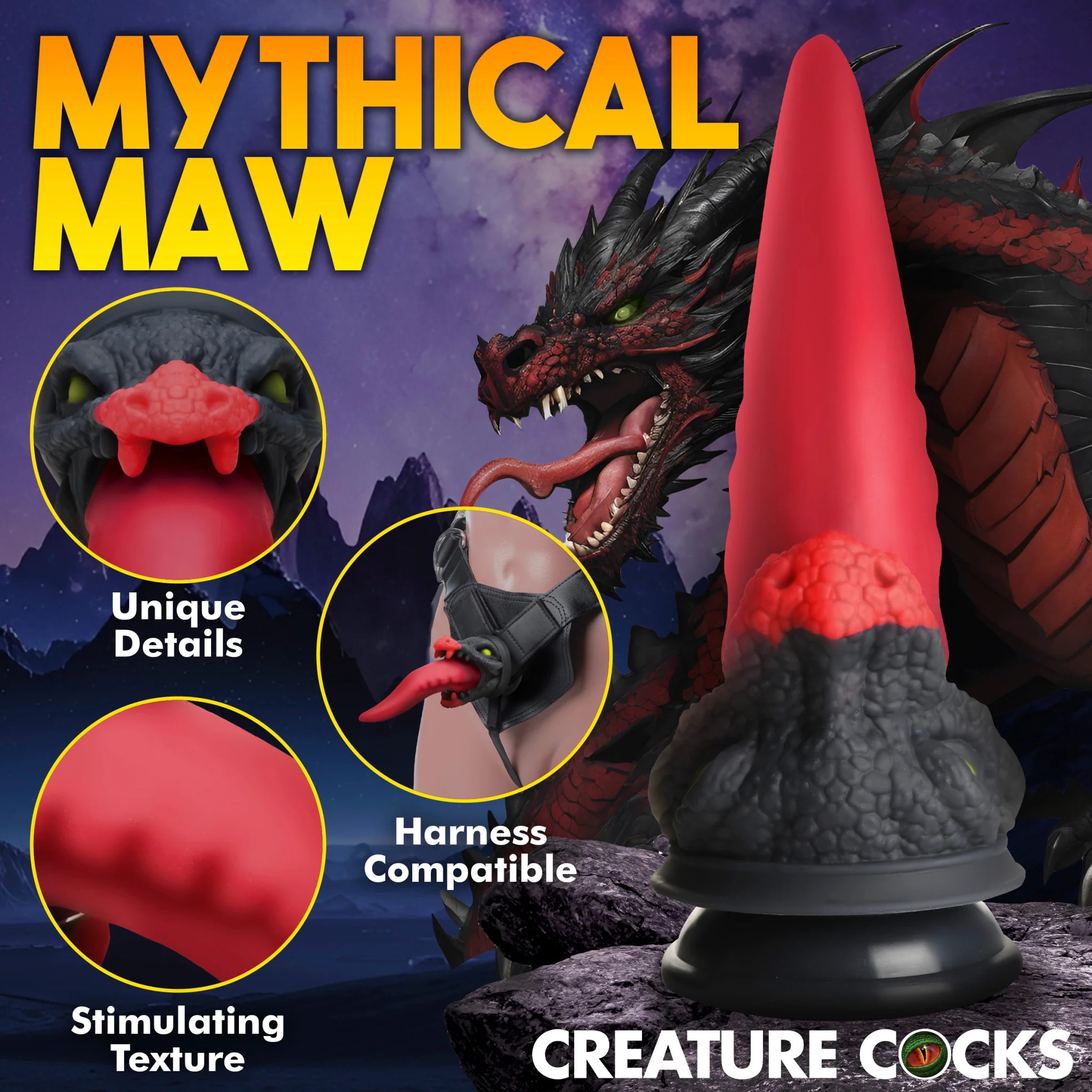 CREATURE C DRAGON ROAR DILDO - Image 7
