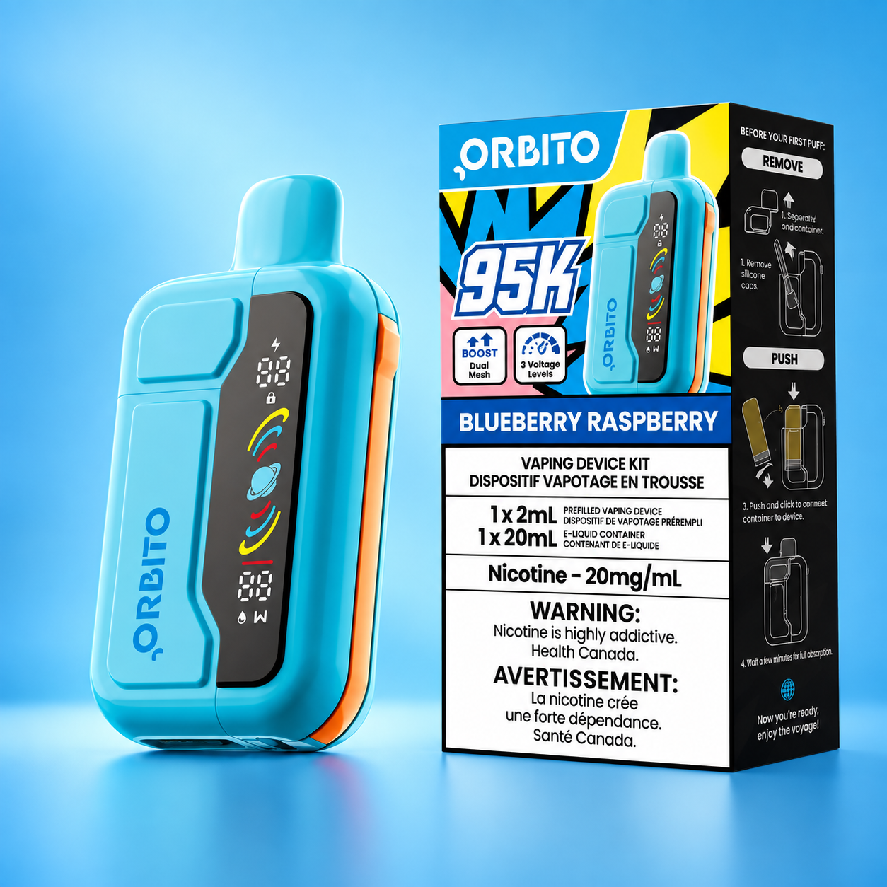 ORBITO VIZ 95K BLUEBERRY RASPB - Image 2