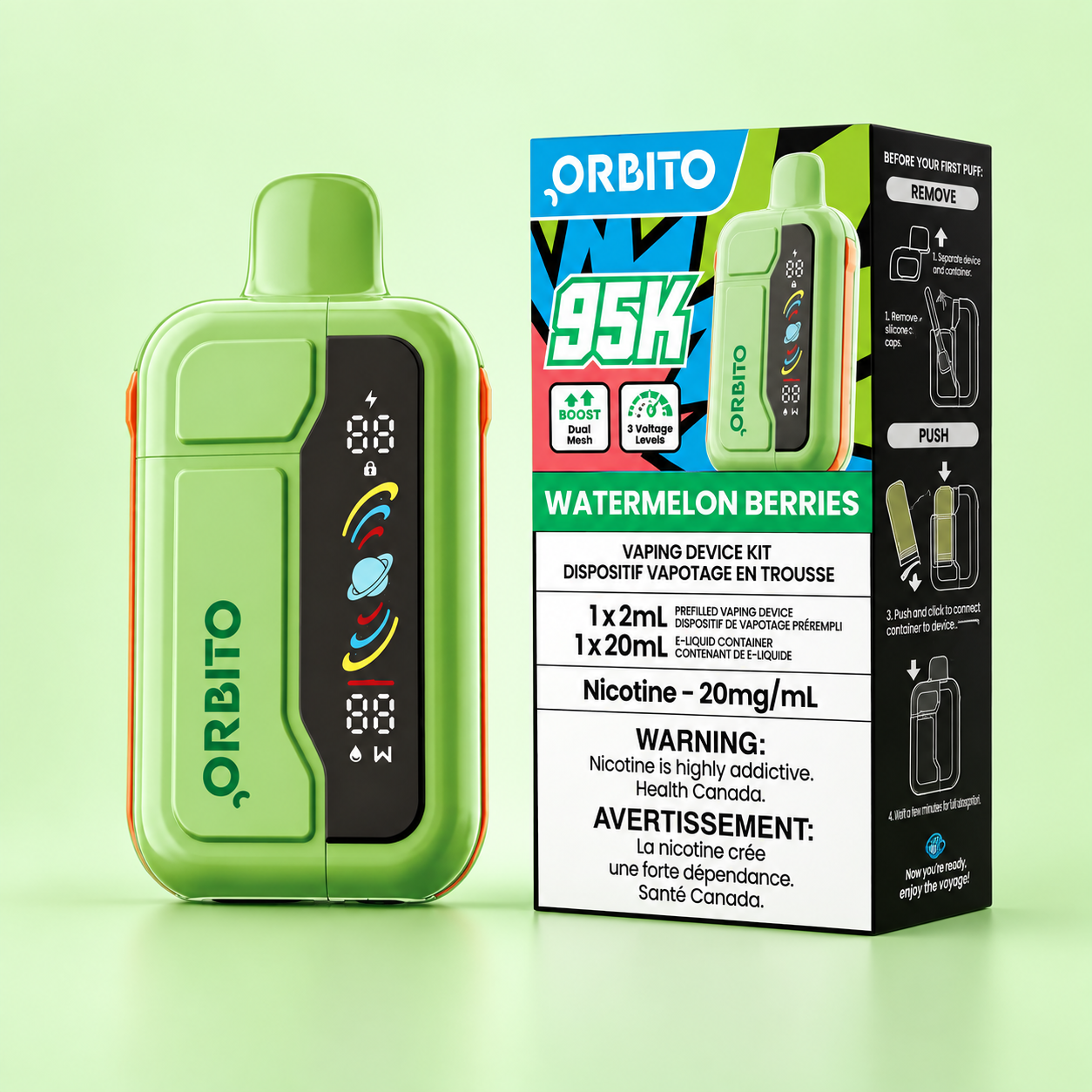 ORBITO VIZ 95K WATERMELON BERR - Image 3