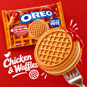 OREO CHICKEN AND WAFFLES COOKI