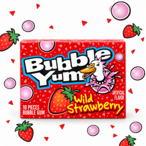 HERSHEY'S BUBBLE YUM WILD STRA