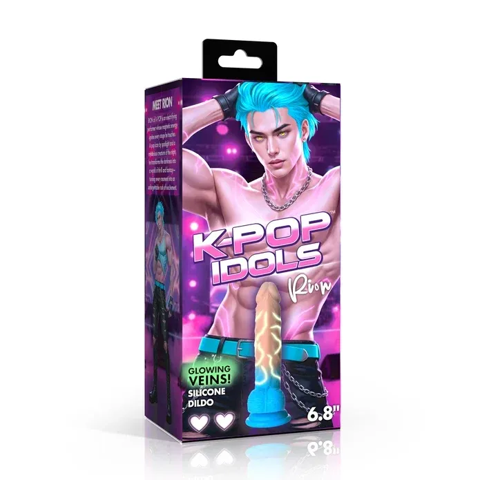 RION SILICONE DILDO WITH BALLS - Image 5