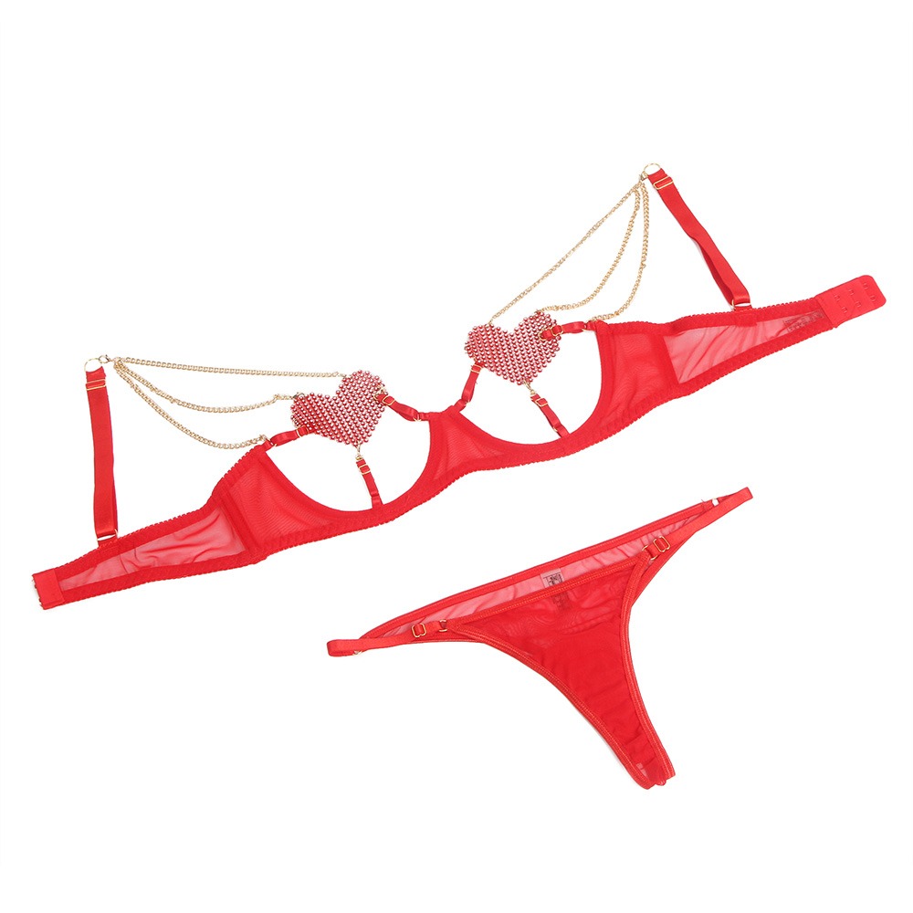 ADULT BABYDOLL HEART CHAIN MES - Image 6