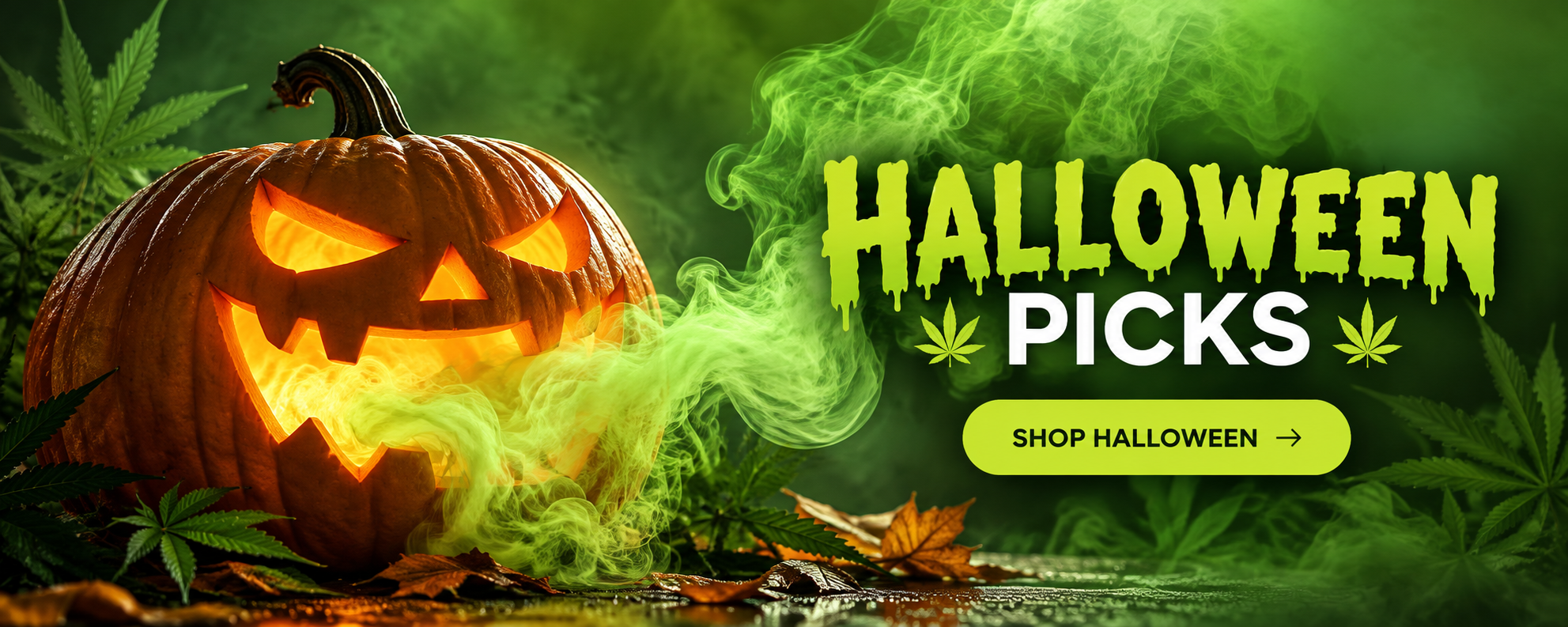 Halloween Pumpkin Picks Banner Halloween Pickes