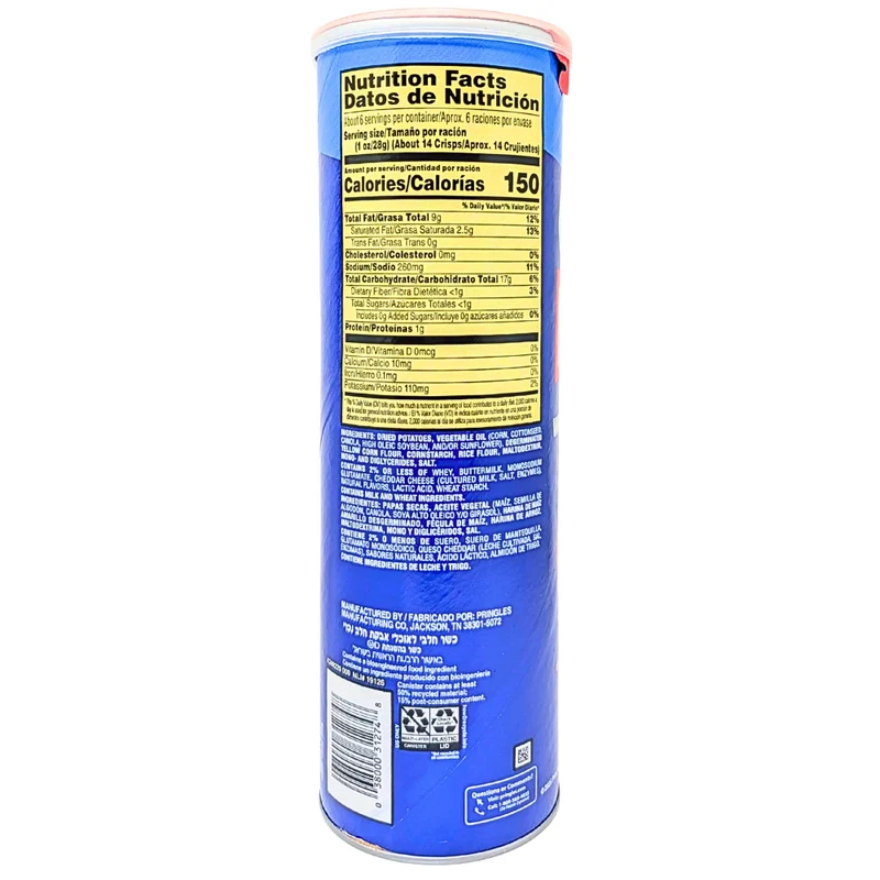 PRINGLES SHARP WHITE CHEDDAR 5 - Image 2
