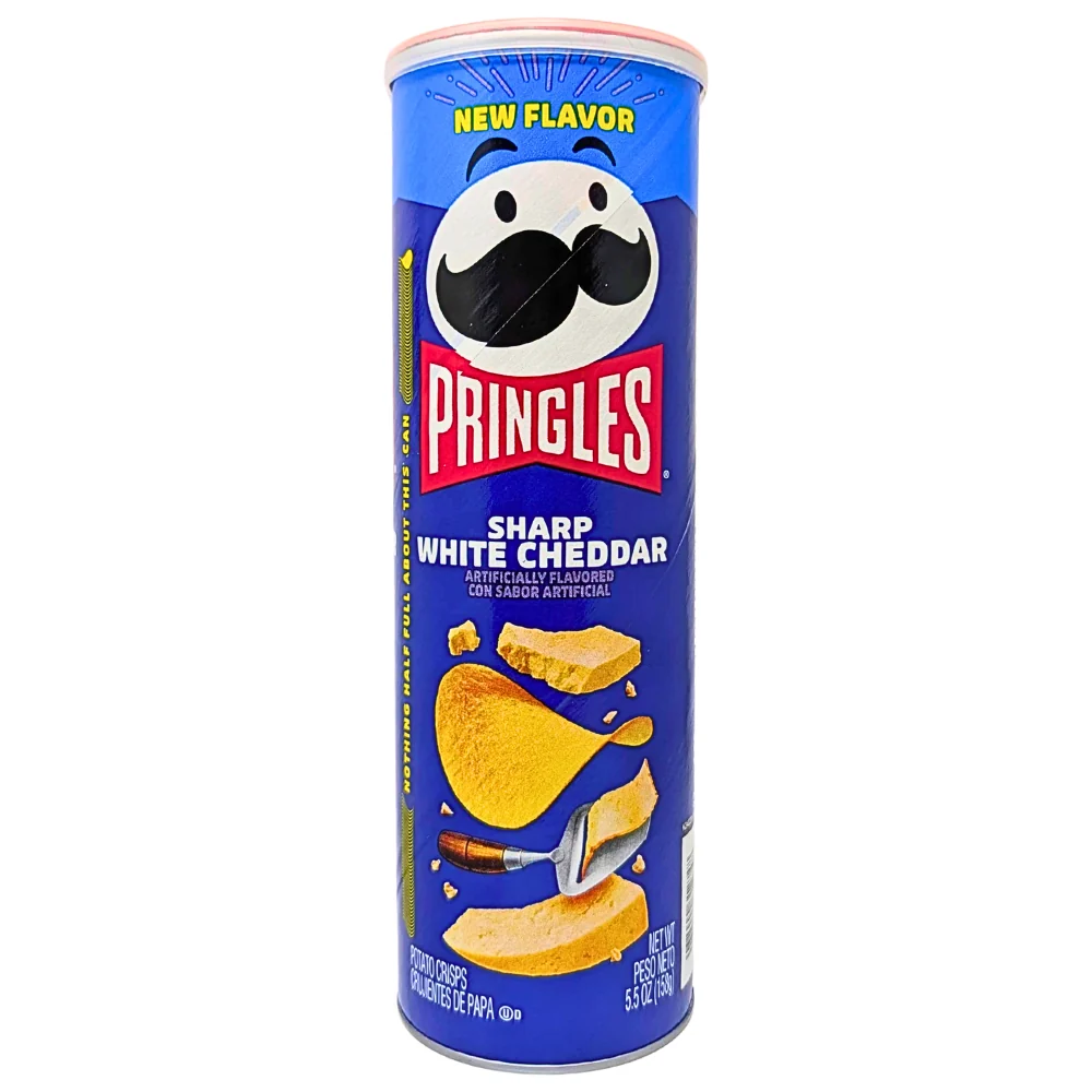 PRINGLES SHARP WHITE CHEDDAR 5