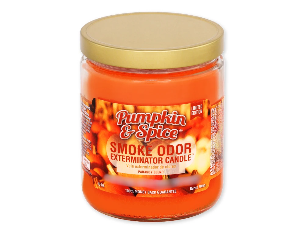 SMOKE ODOR CANDLE PUMPKIN SPIC