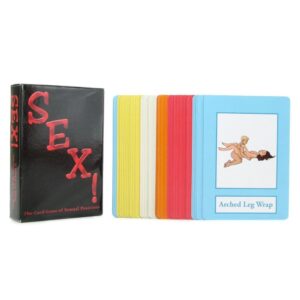 Sex card game for couples with sexual position cards